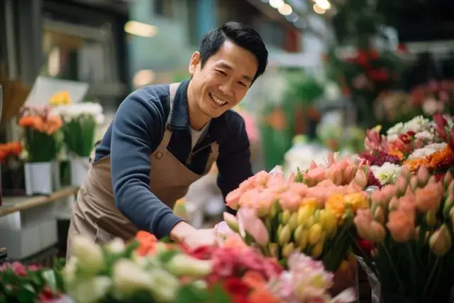 大手スーパー内、お花屋さんの販売スタッフ募集中